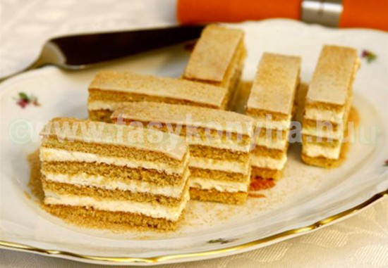 desszert Mézes krémes