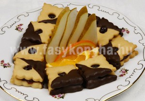 desszert Áfonyával töltött finomság