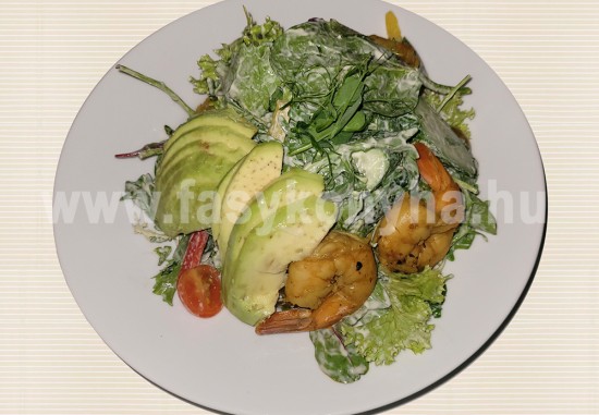 előétel Avokádós királyrák saláta