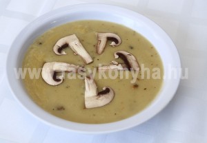 leves Csiperkegomba krémleves
