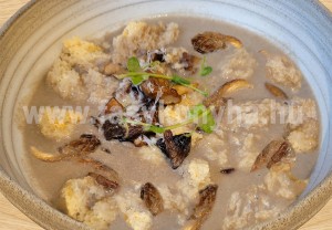 leves Erdei gombaleves