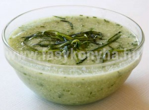 leves Gyömbéres kapros uborkaleves