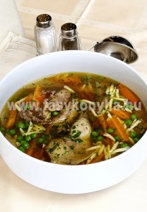 leves Gyöngytyúk húsleves