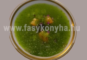 Hideg uborkaleves garnélával