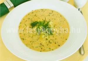 leves Kapros tejfölös tökleves