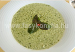 leves Medvehagymás csirkemell püréleves