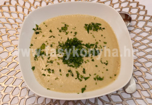 leves Mustáros padlizsánkrémleves