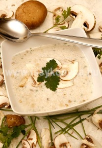 leves Champion gombakrémleves húsával